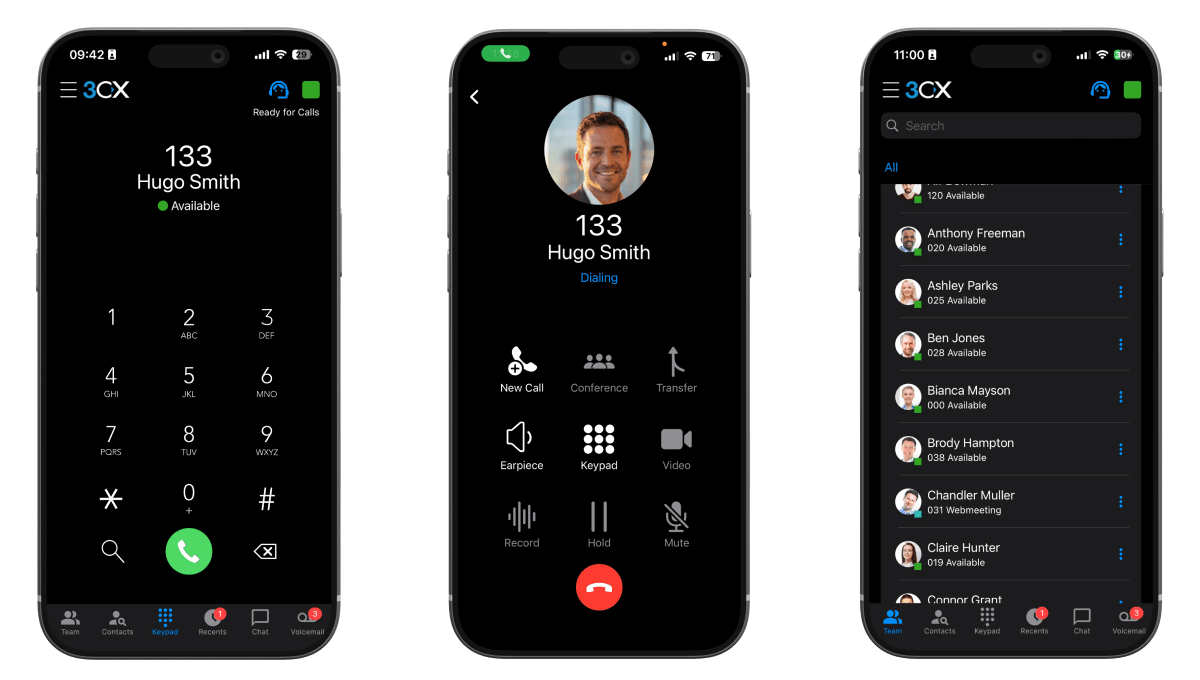 3CX remote working apps - ios 