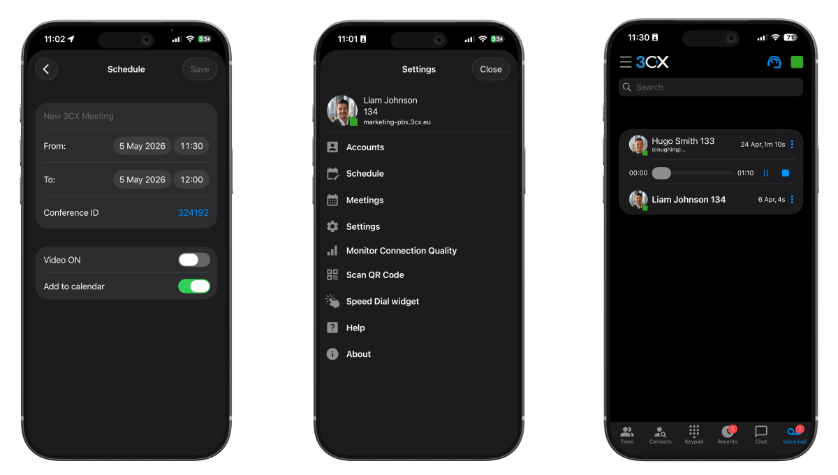 3CX remote working apps - ios 