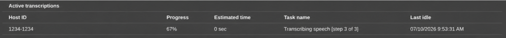 Status & Monitoring Updates Status & Monitoring Updates