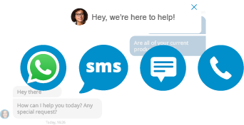 Zintegrowany Live chat, WhatsApp & SMS. Zintegrowany Live chat, WhatsApp & SMS.