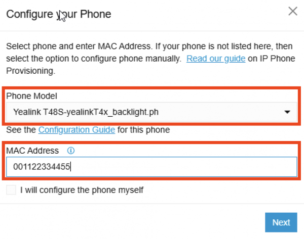 szablon Yealink 3CX szablon telefonu Yealink 3CX